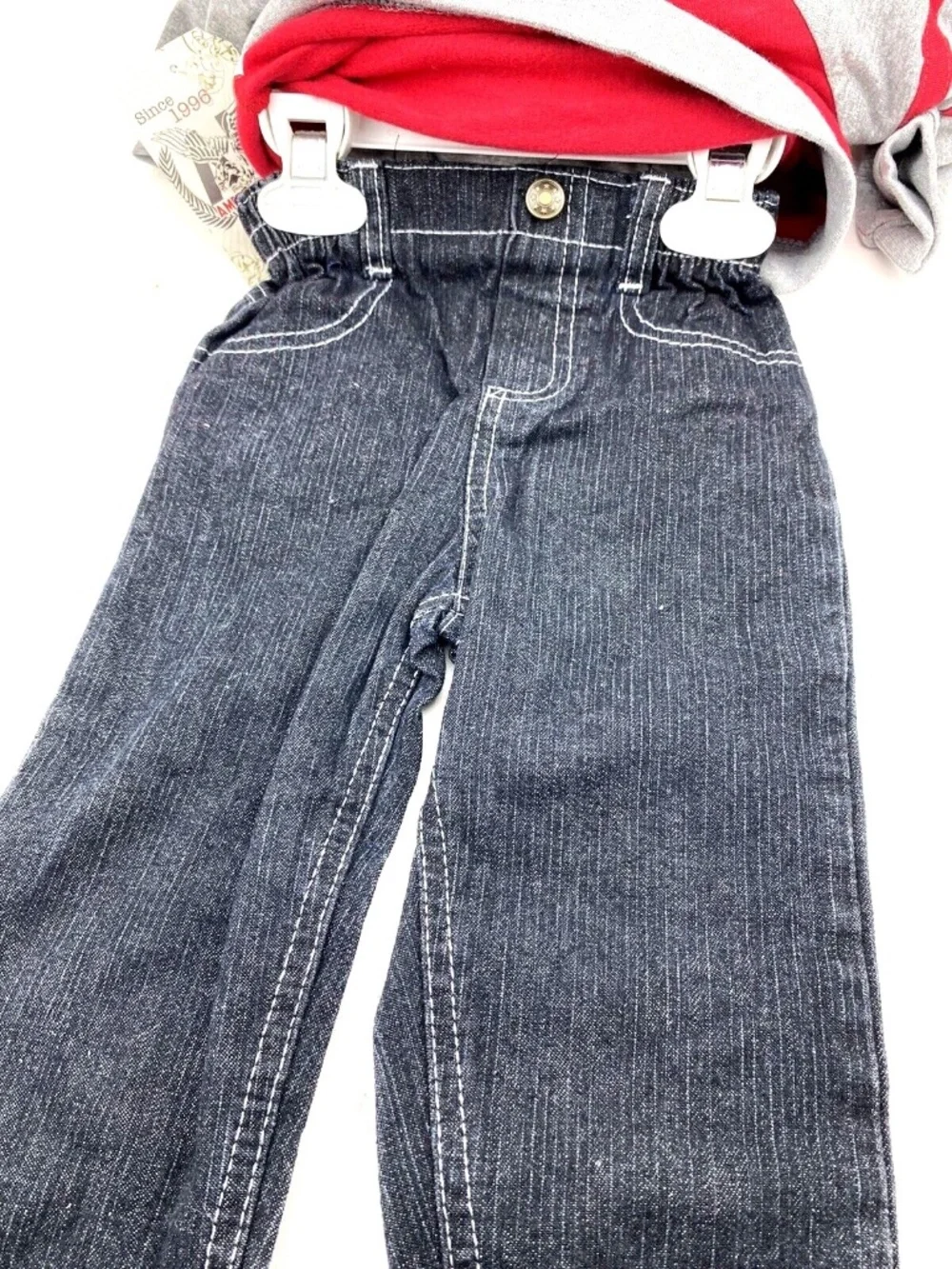 American Hero Baby Outfit Size 12m Boys Matching 3pc set Children Kids Infant